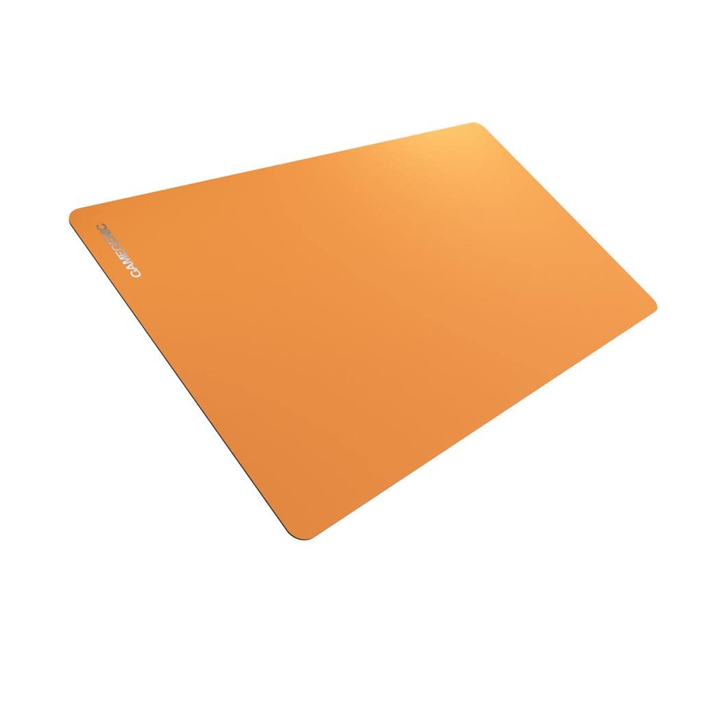 Gamegenic Prime 2mm Playmat - Orange | Anti-Slip Rubber Surface | 61 x 35 cm