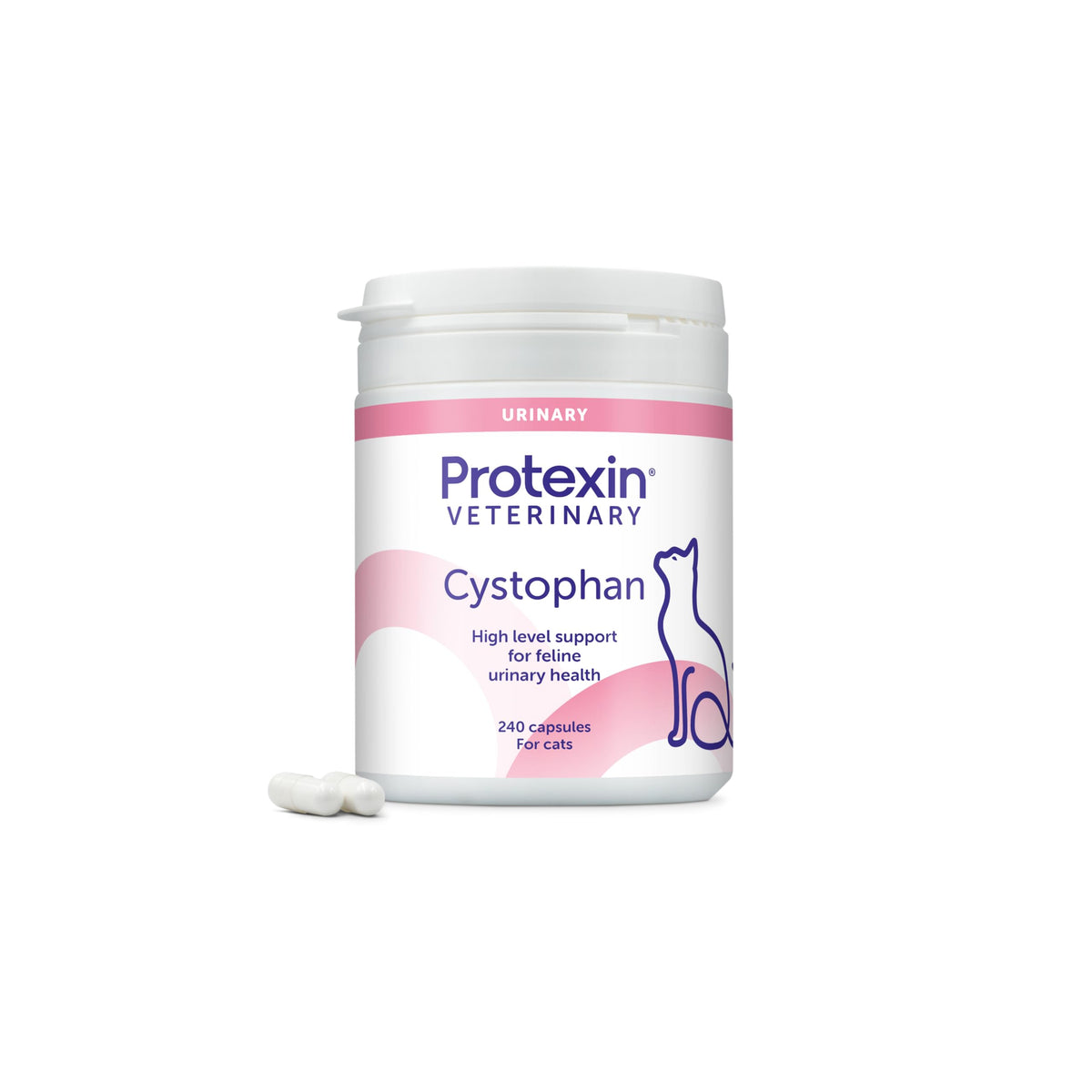 Protexin Veterinary Cystophan Cat Urinary & Stress Support Capsules - 240 Count