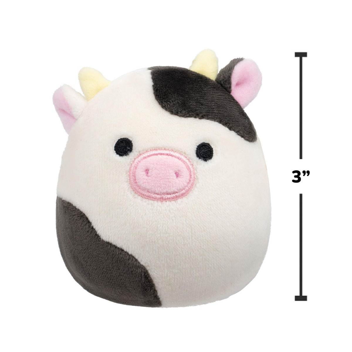 Squishmallows MallowMees Original 3-inch 3-Pack Soft Dolls - Silvia, Connor, Archie