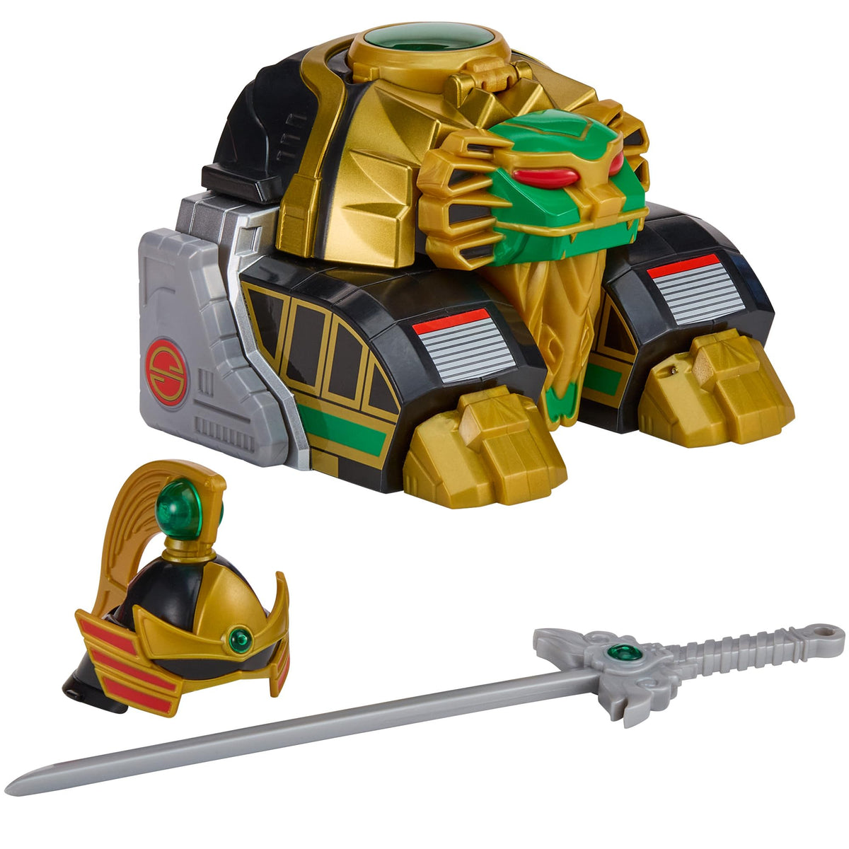 Power Rangers Black Ranger Lion Thunderzord Action Figure - Thunder Saber