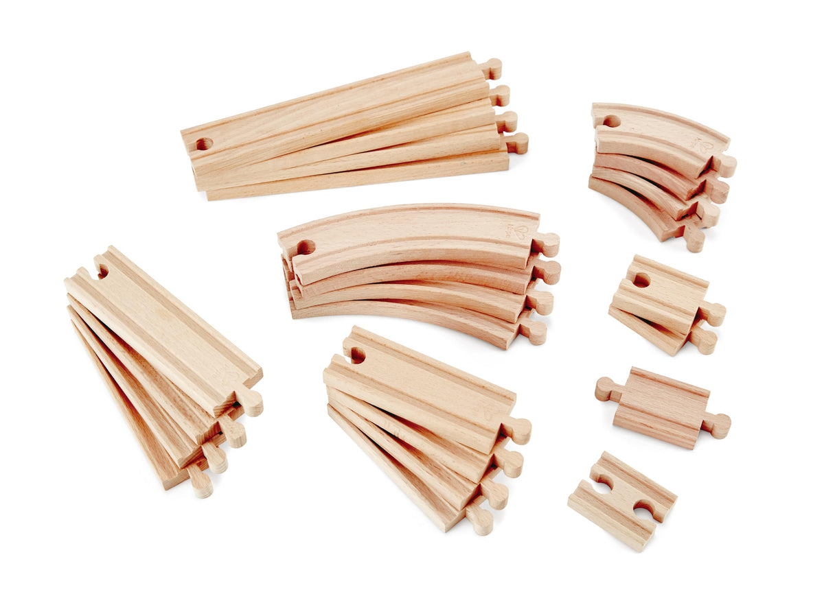 Hape Super Expansion Rail Pack - Wooden Train Track Accessories
