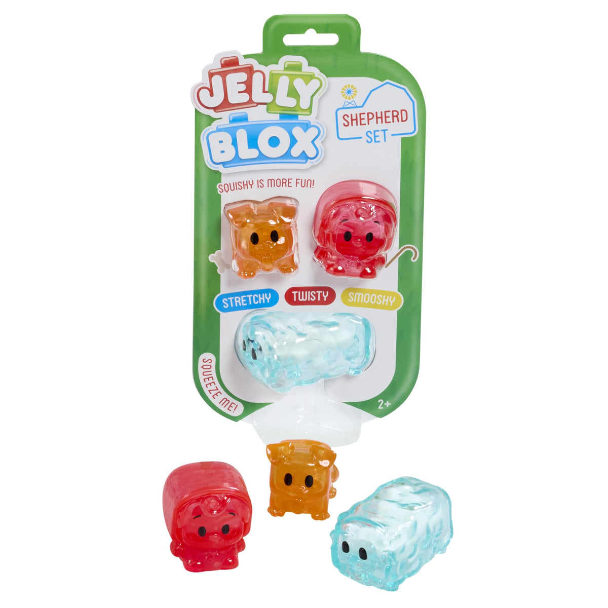 Jelly Blox Shepherd Character Set - Squishy Building Play for Toddlers 2+