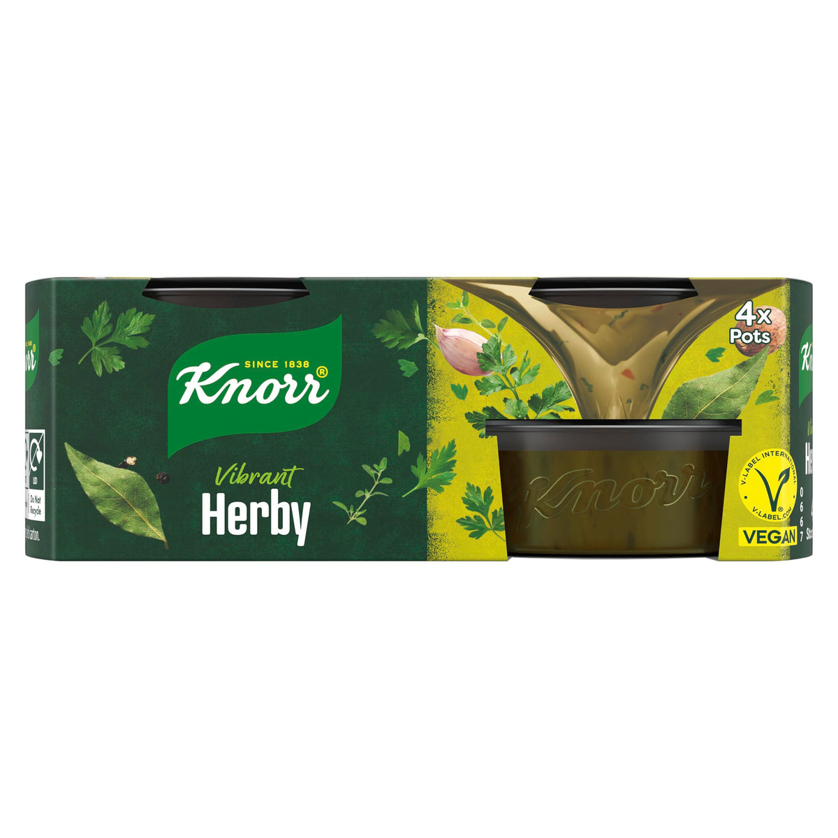 Knorr Hairy Bikers Herby Stock Pot – Rich Flavour Vegan & Gluten-Free Stock for Soups, Risottos & Pasta