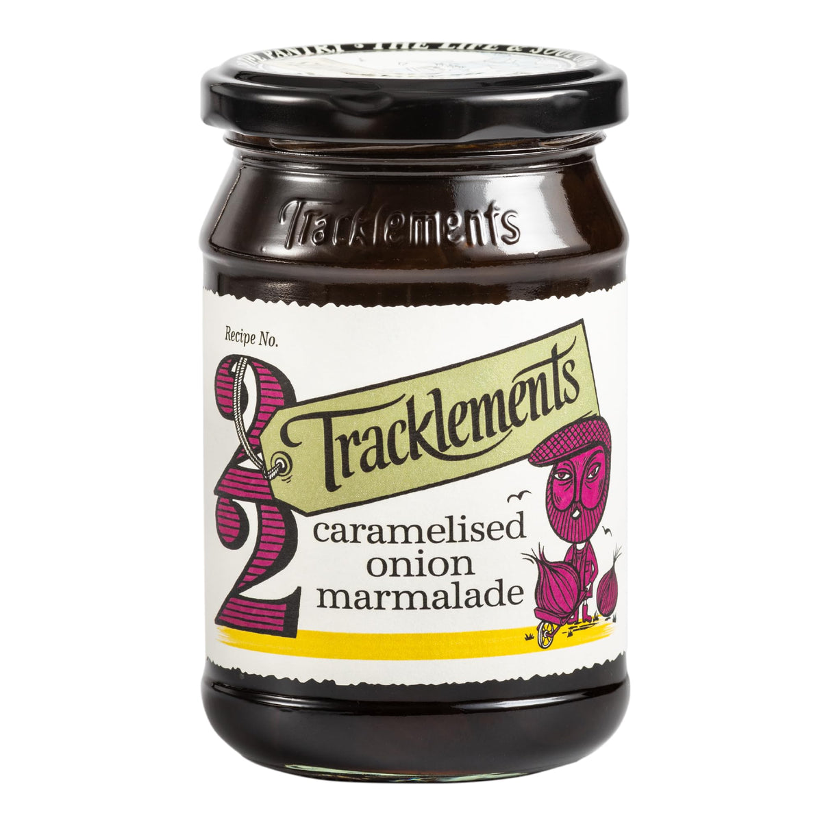 Tracklements Caramelised Onion Marmalade - Vegan Friendly, Gluten Free, 345g Jar