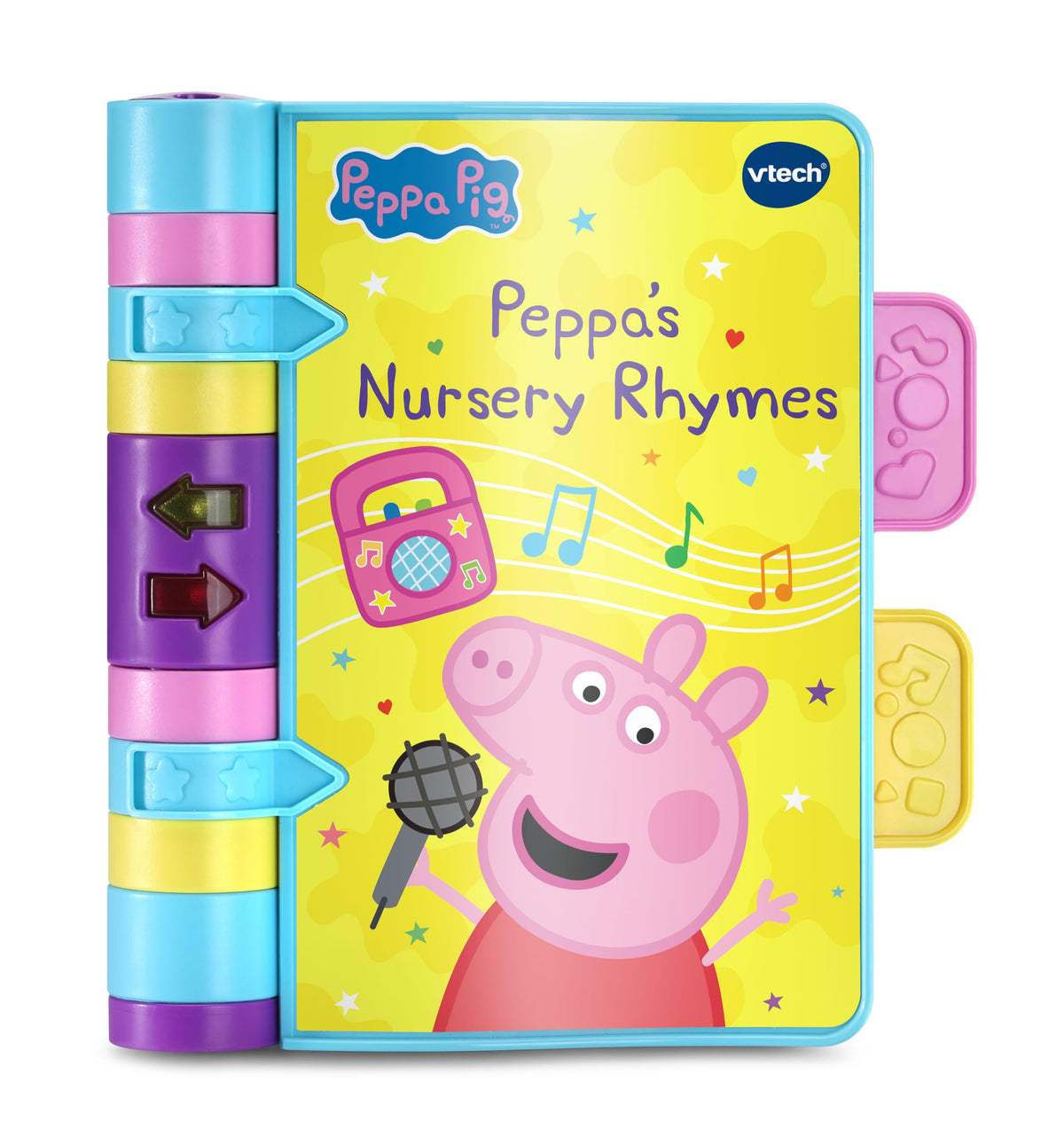 VTech Peppa Pig: Peppa's Nursery Rhymes Book - Interactive Electronic Learning Toy for Ages 9-36 Months