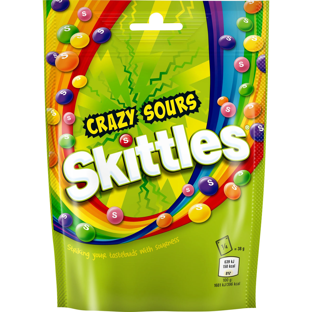 Skittles - Sachet de bonbons Crazy Sours 136g