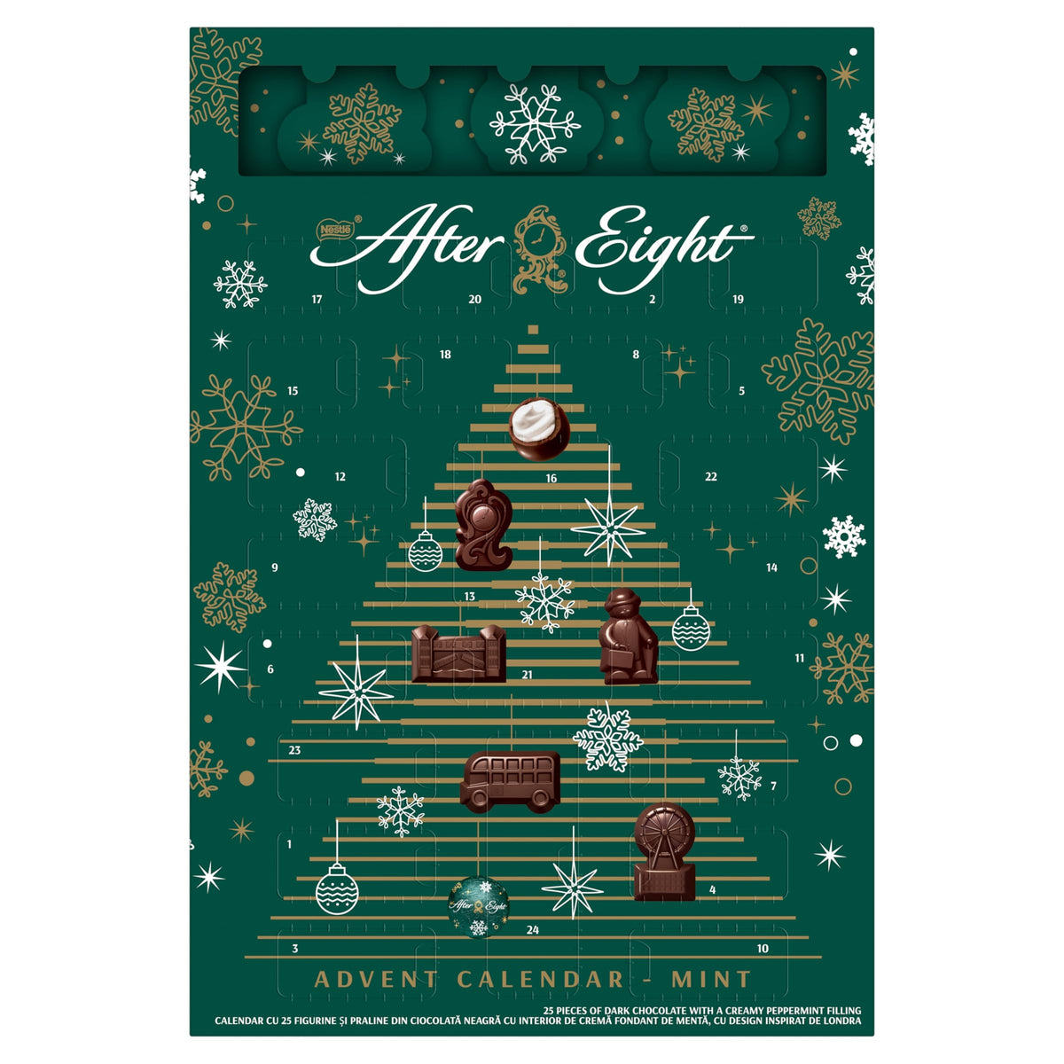 After Eight Advent Calendar - Christmas Chocolate, 25 Pieces